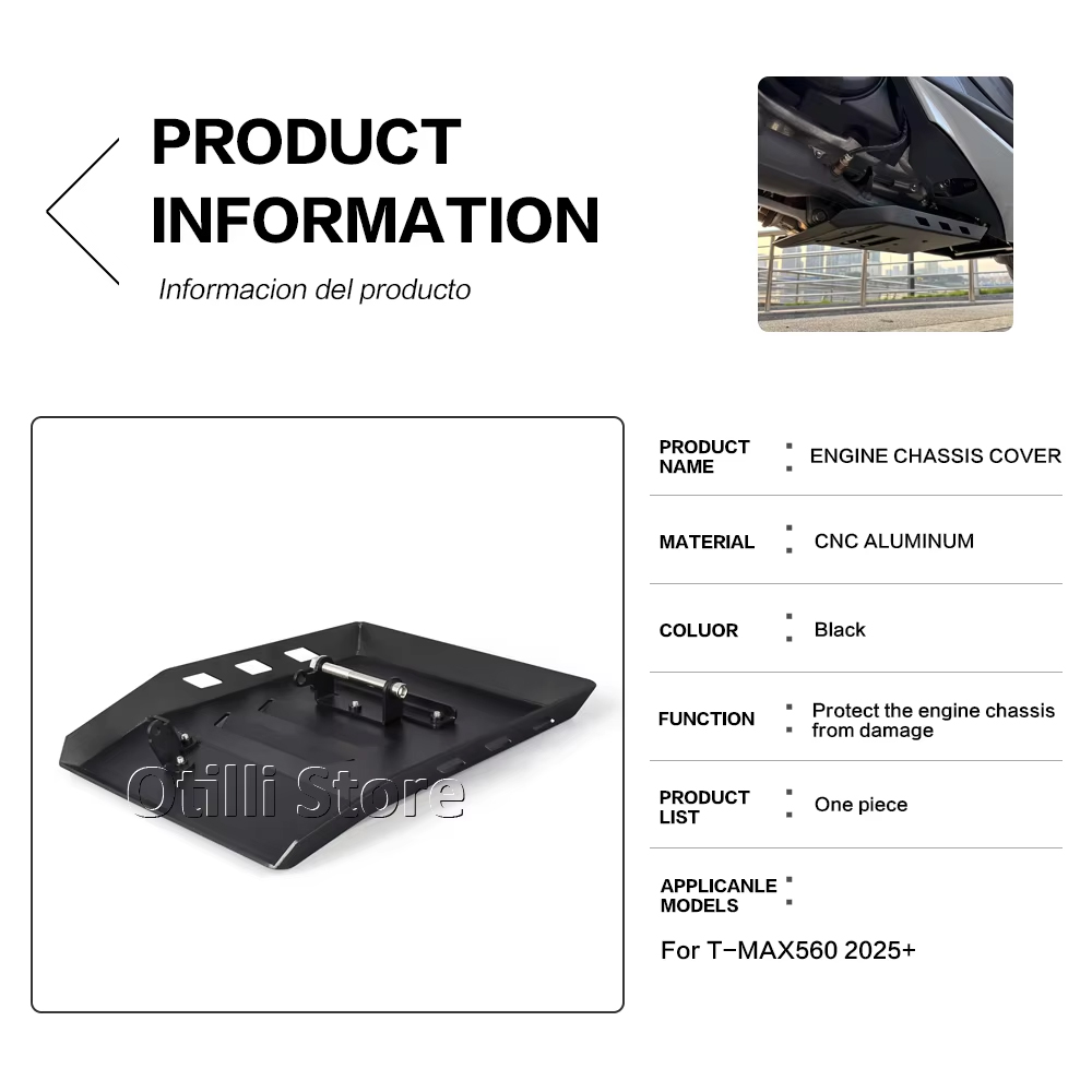 Tech Accessories Usa - Nuova Piastra Paramotore T-MAX560, Protezione Telaio,