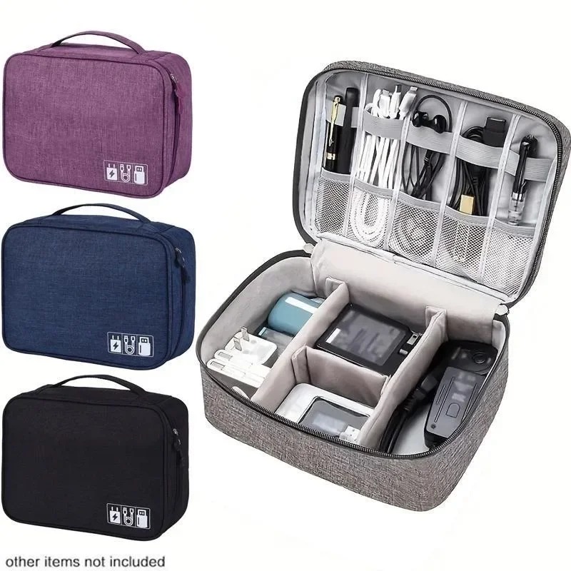 Tech Accessories Bag - Organizer Elettronico da Viaggio, Custodia Impermeabile
