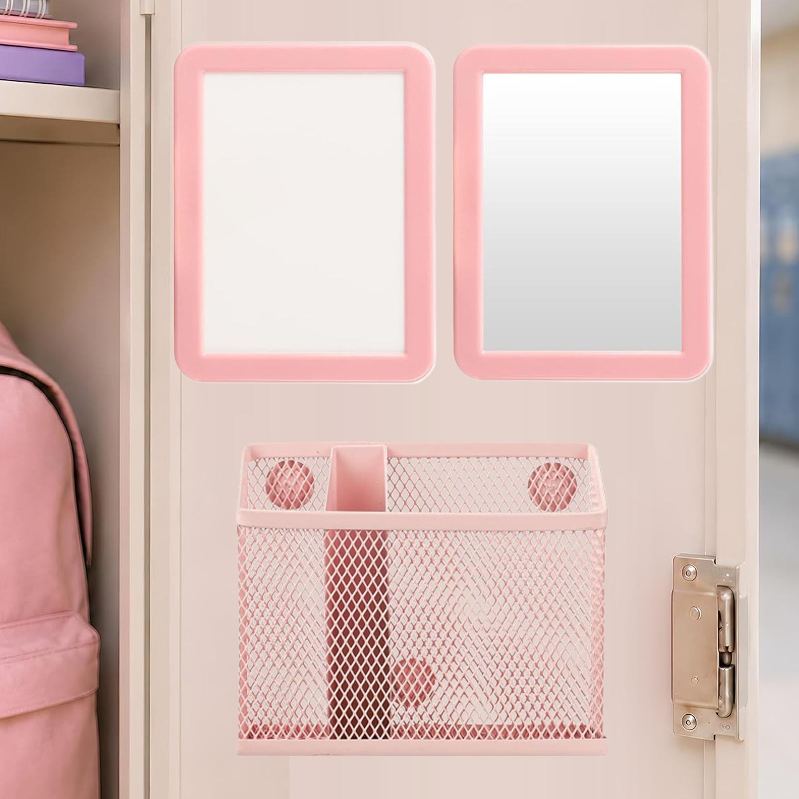 Pen Holder Magnetic - Kit Accessori per Armadietti: Specchio Magnetico,