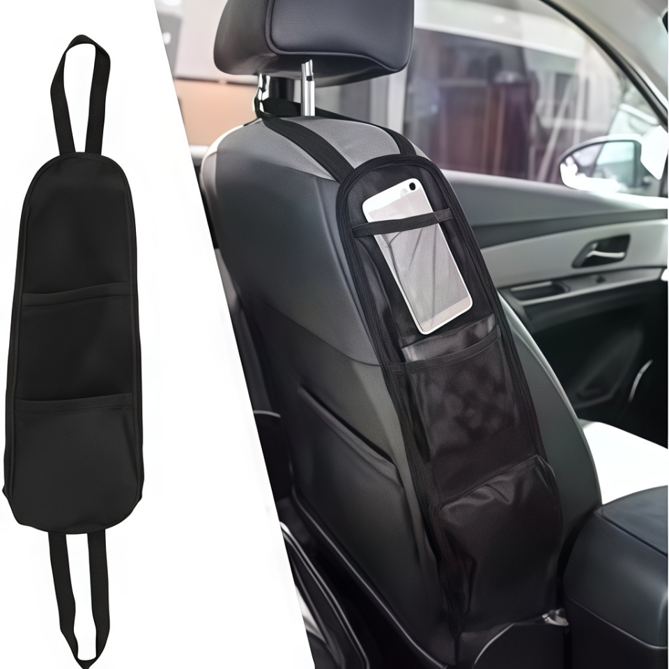 Tech Accessories Bag - Custodia organizer per seggiolino auto: tasca