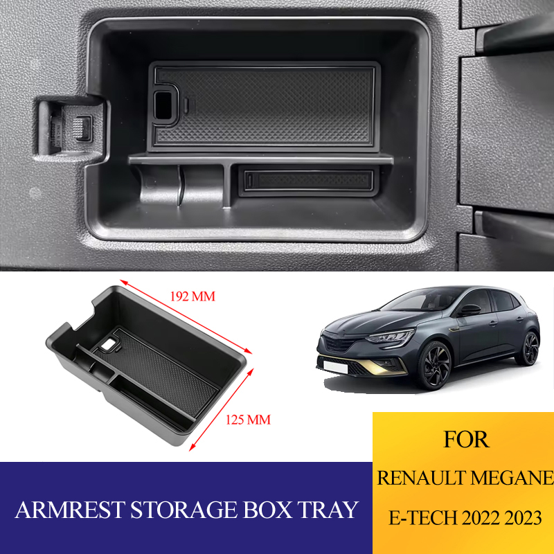 Tech Accessories Renault - Vassoio portaoggetti per bracciolo auto in