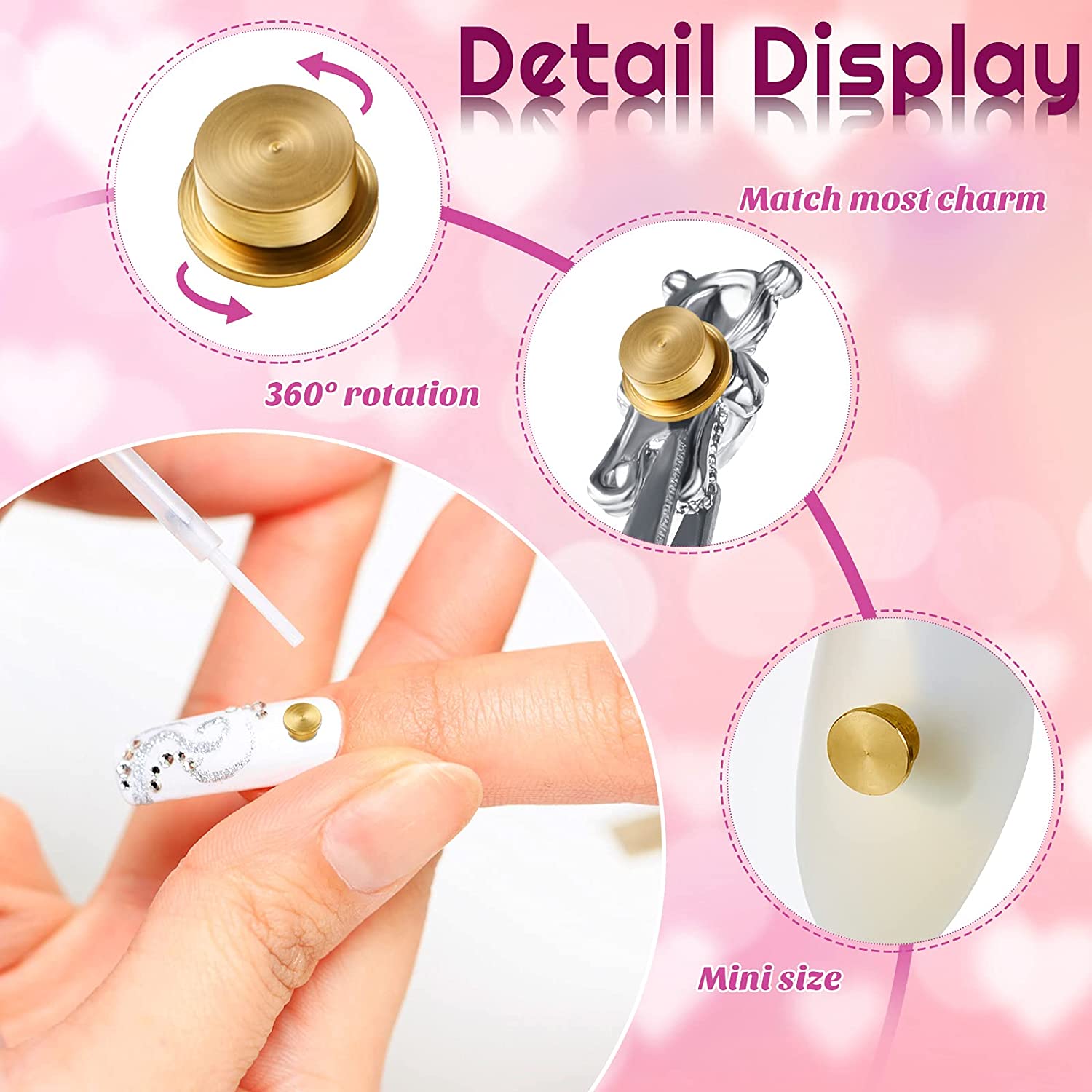 15 pezzi ciondoli per unghie r - Nail Tech Accessories recensione e prezzo