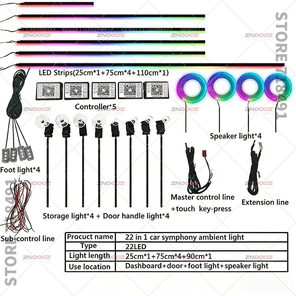 22in1 RGB Interni auto Acrilic - Tech Accessories Renault recensione e prezzo