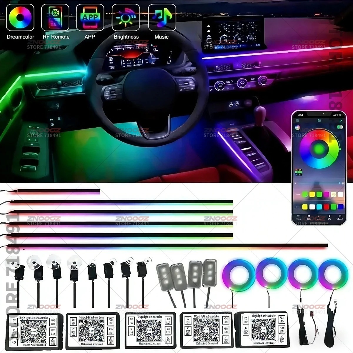 22in1 RGB Interni auto Acrilic - Tech Accessories Renault recensione e prezzo