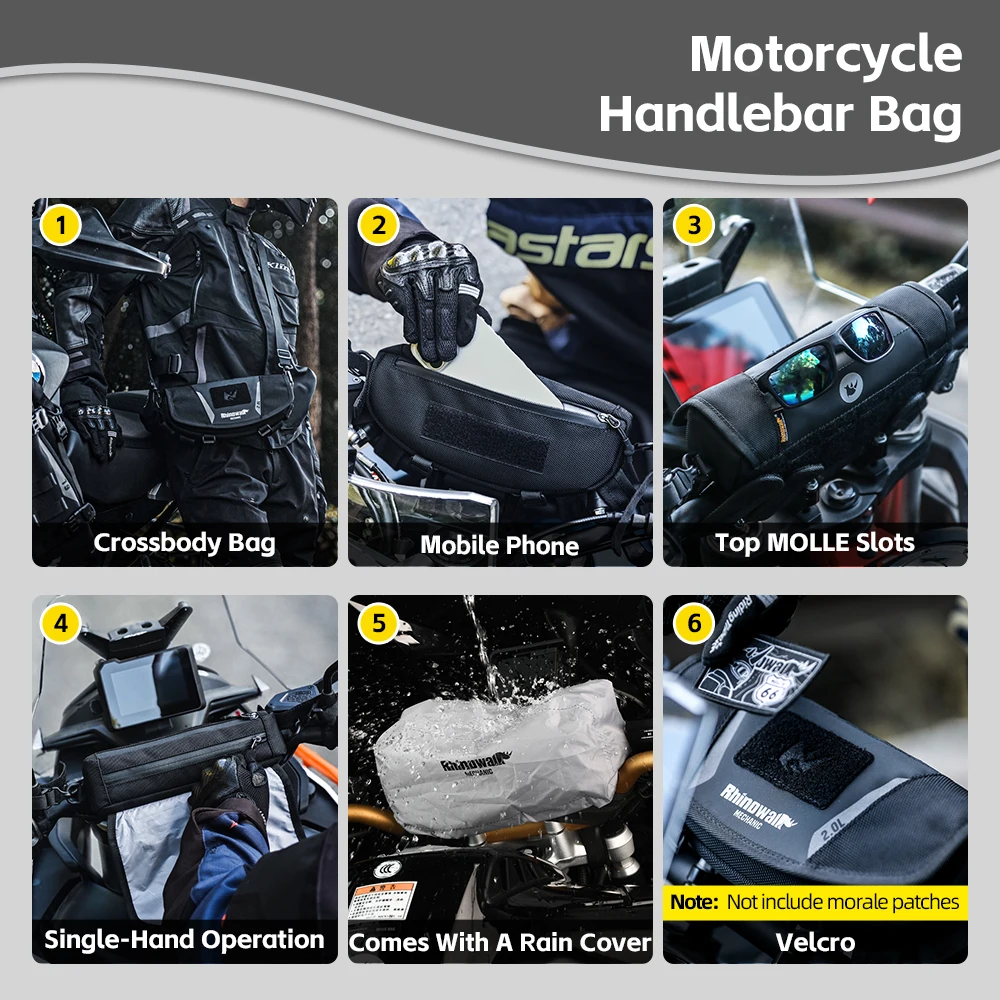 Borsa da manubrio per moto Rhi - Tech Accessories Bag recensione e prezzo