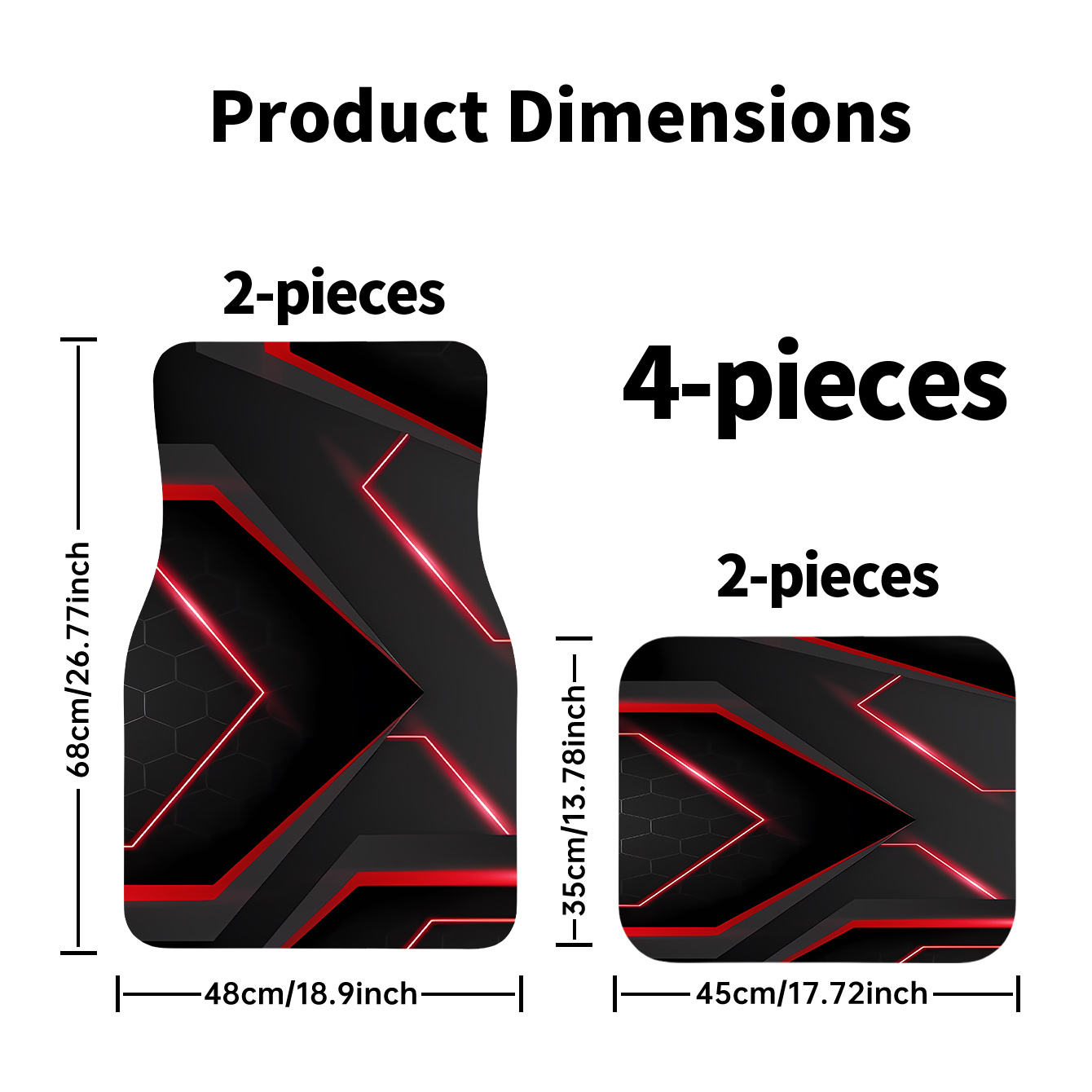 Set di 4 tappetini per interni - Tech Accessories Luxury recensione e prezzo